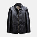 ZOHI EDITION # 2504 Men's Burgundy  Leather Jacket